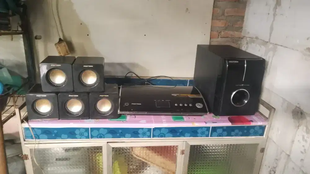 SUBWOOFER AKTIF POLYTRON KOMPLIT