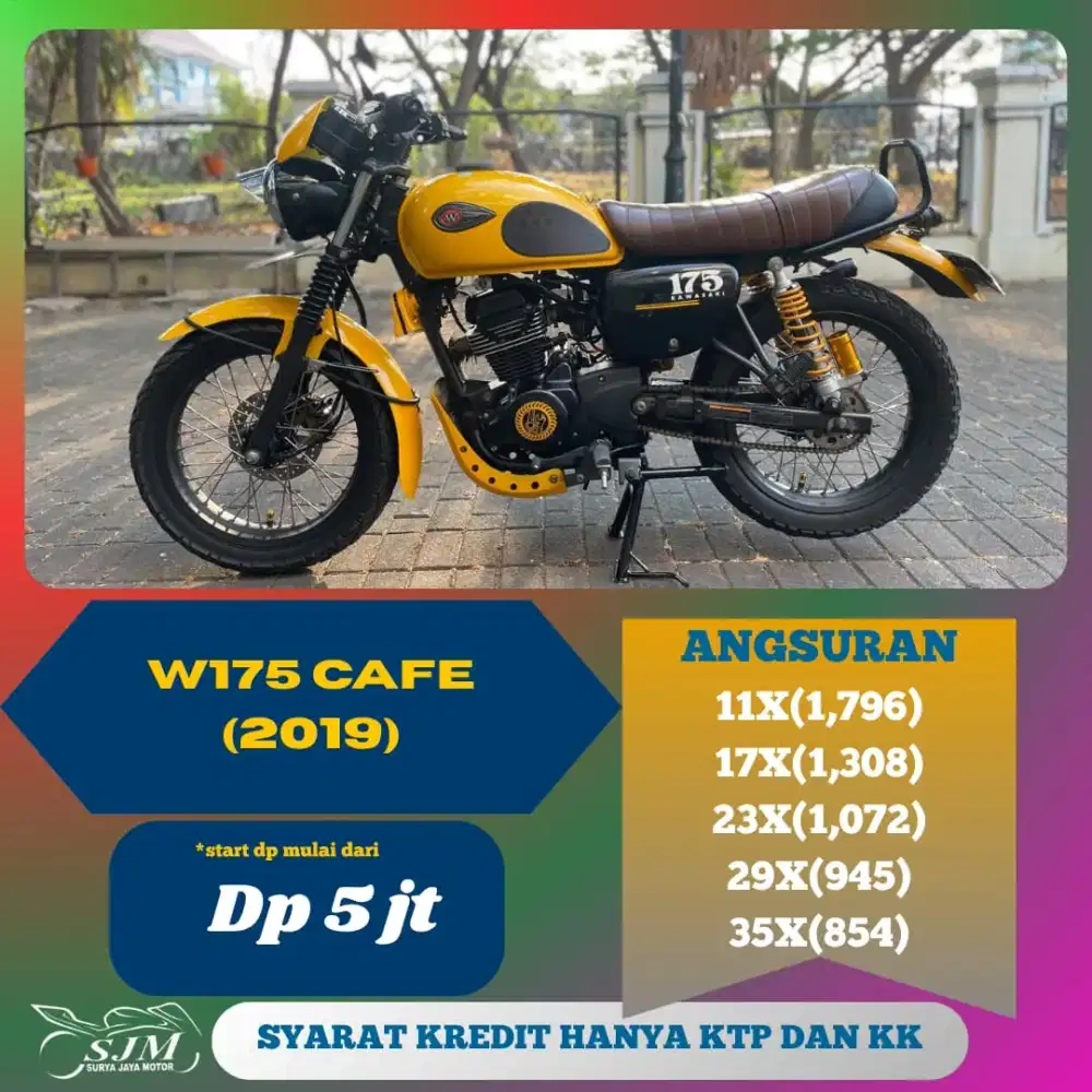 KAWASAKI W175 CAFE 2019 CASH & KREDIT