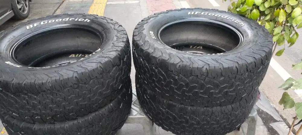 4buah ban Fortuner Pajero 275/65/R17 Bfgoodrich T/A nik 2024 Lis putih