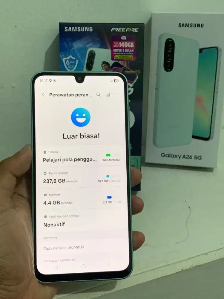 Samsung A26 5G 8+8/256 
Fullset orian