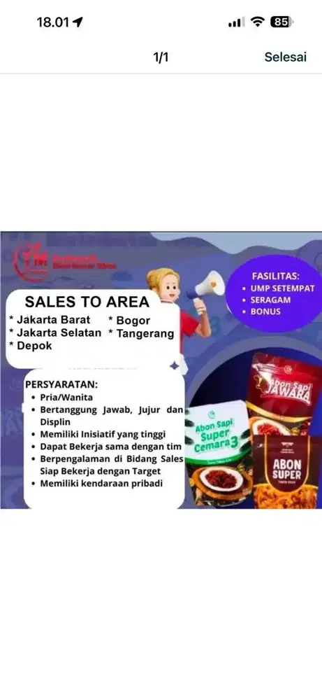 Lowongan untuk pria dan wanita