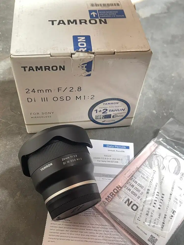Lensa Tamron 24mm F2.8 For Sony