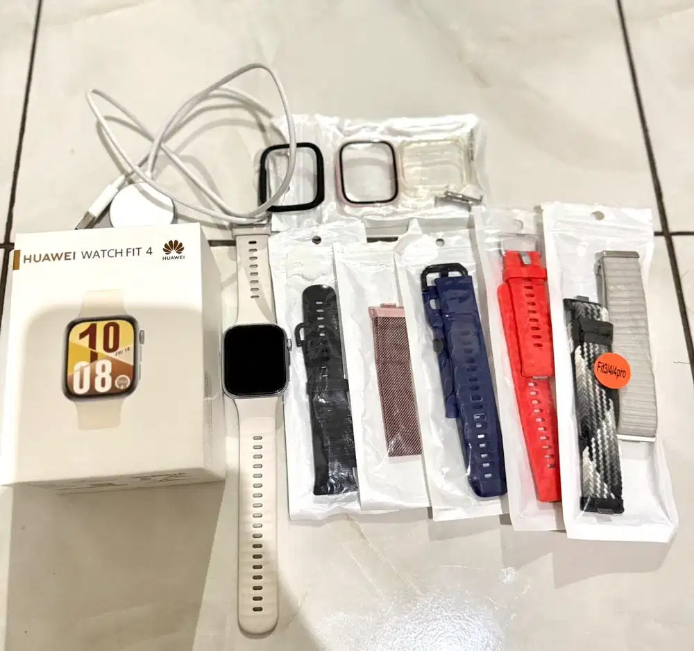 Jam tangan Smartwatch huawei watch fit 4 white