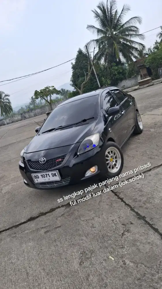Dijual Mobil Vios Istimewa Pakaian Pribadi