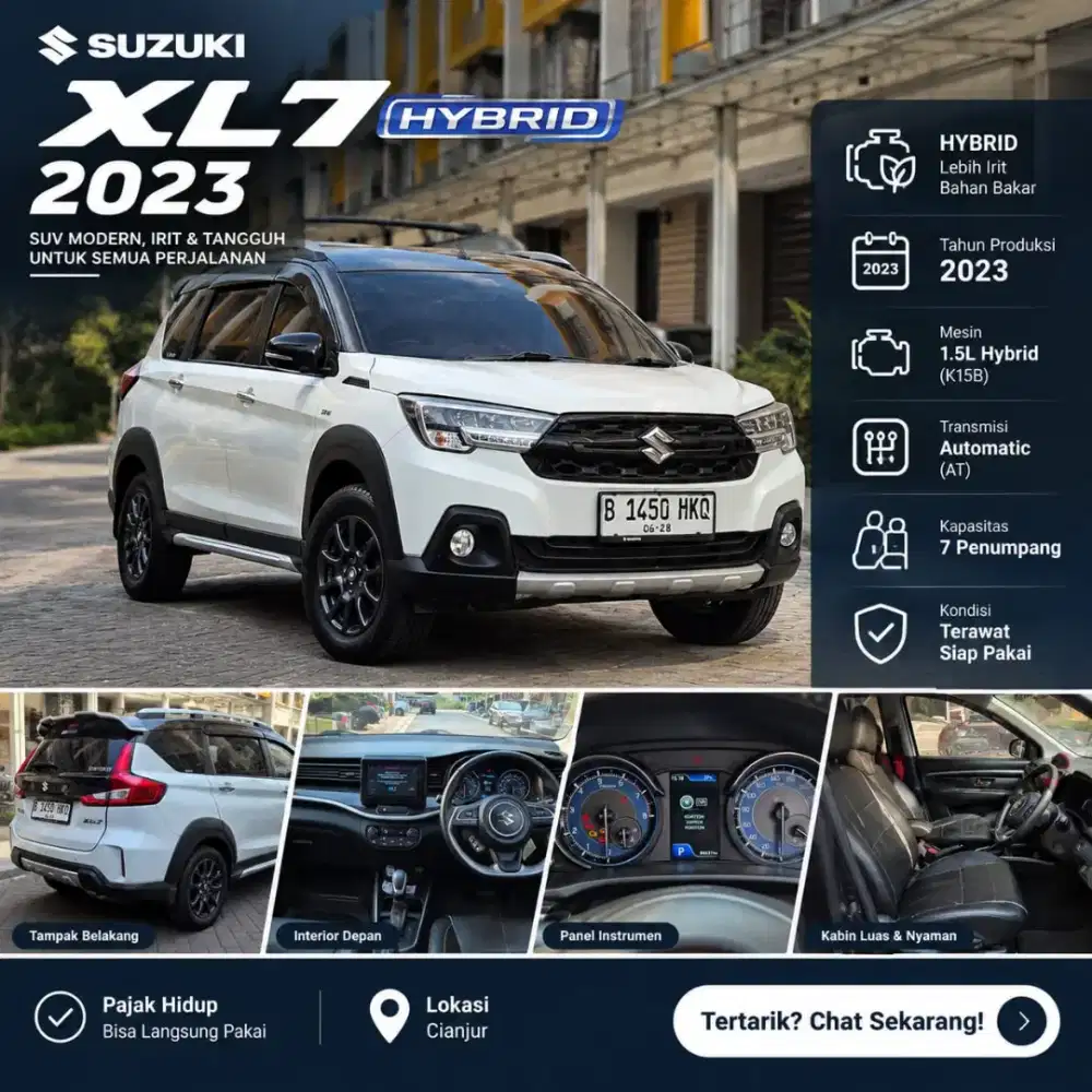 Suzuki XL 7 Alpha Hybrid tahun 2023
