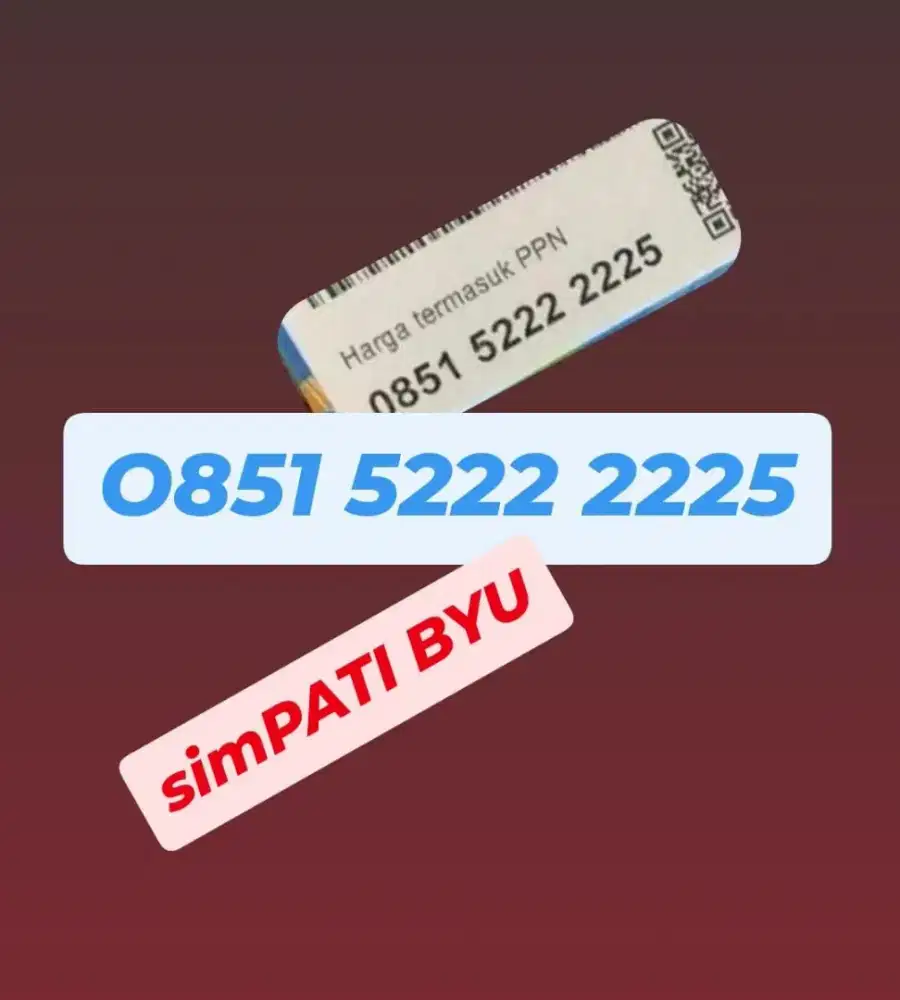 Nomor cantik simpati super manis