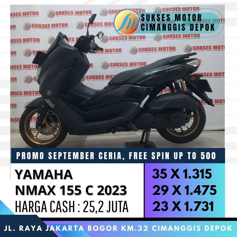 YAMAHA NMAX 155 CON 2023 KREDIT DP 800 PROMO CASHBACK 300