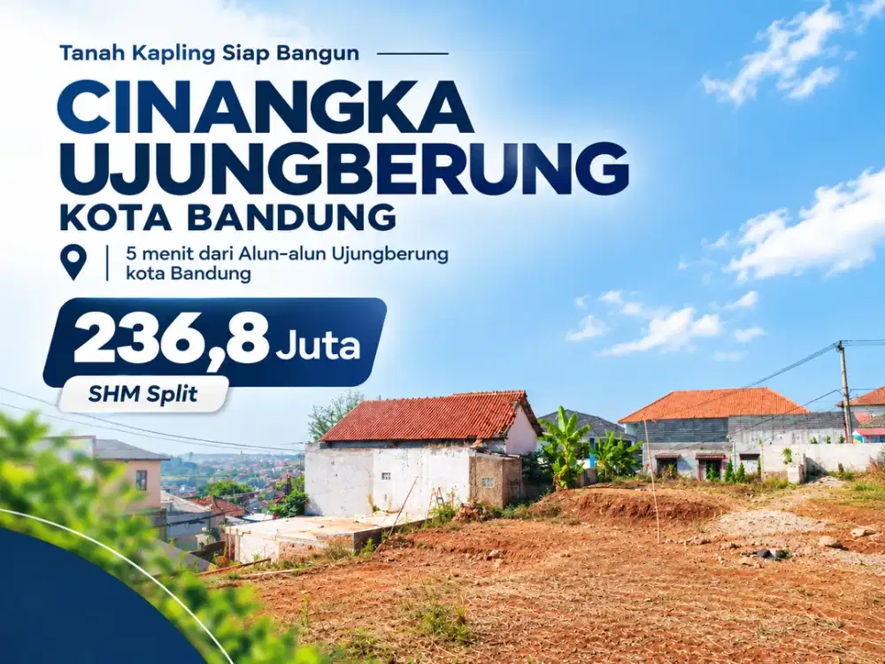 Kavling Tanah SHM 64 m² Jl. Cinangka Pasirwangi Ujungberung Bandung