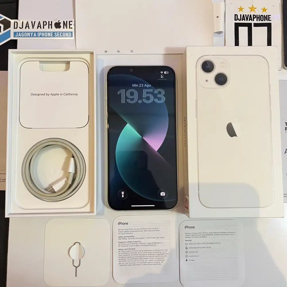 iPhone 13 Starlight 128GB Ex iBox Resmi