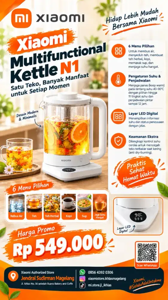 Xiaomi Multifunctional Kettle N1 (New)