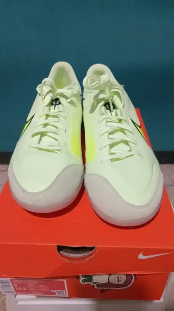 sepatu olahraga nike tlempo legend 9 academy Ic ori nego