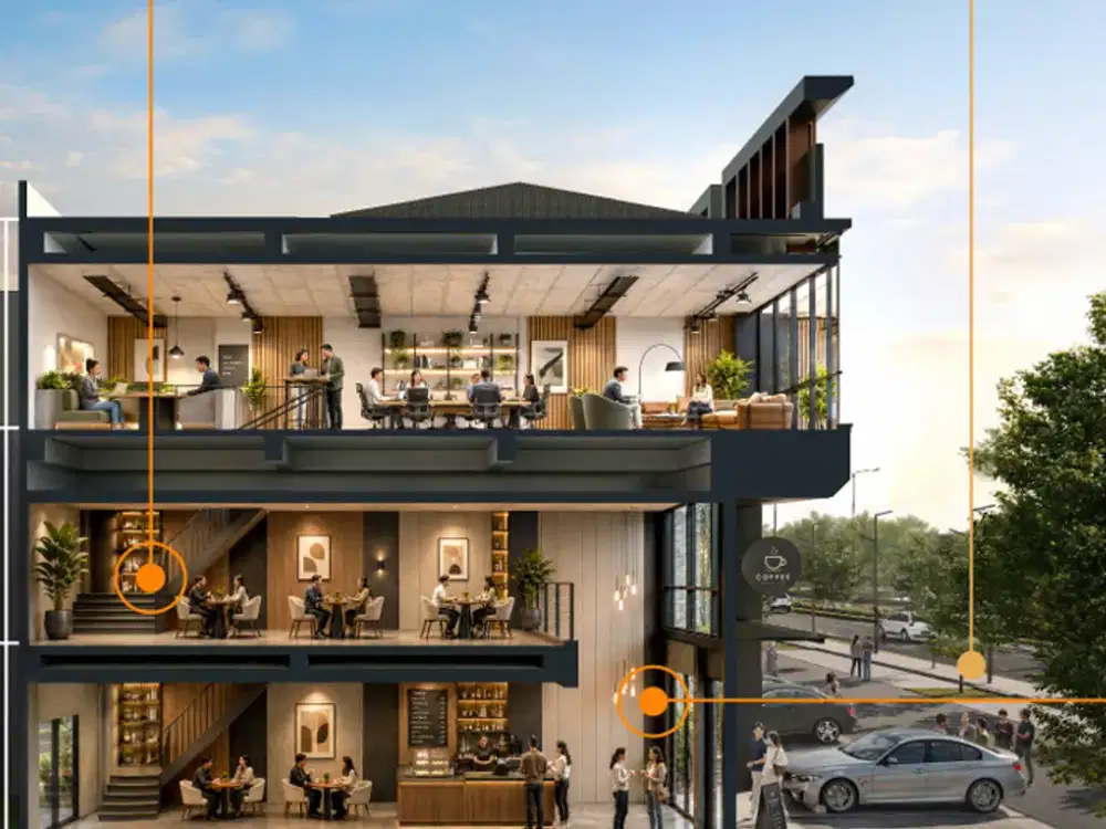 RUKO BARU SUMMARECON SERPONG HADAP JALAN TIPE 5 & 7 DIKAWASAN RAMAI GS!