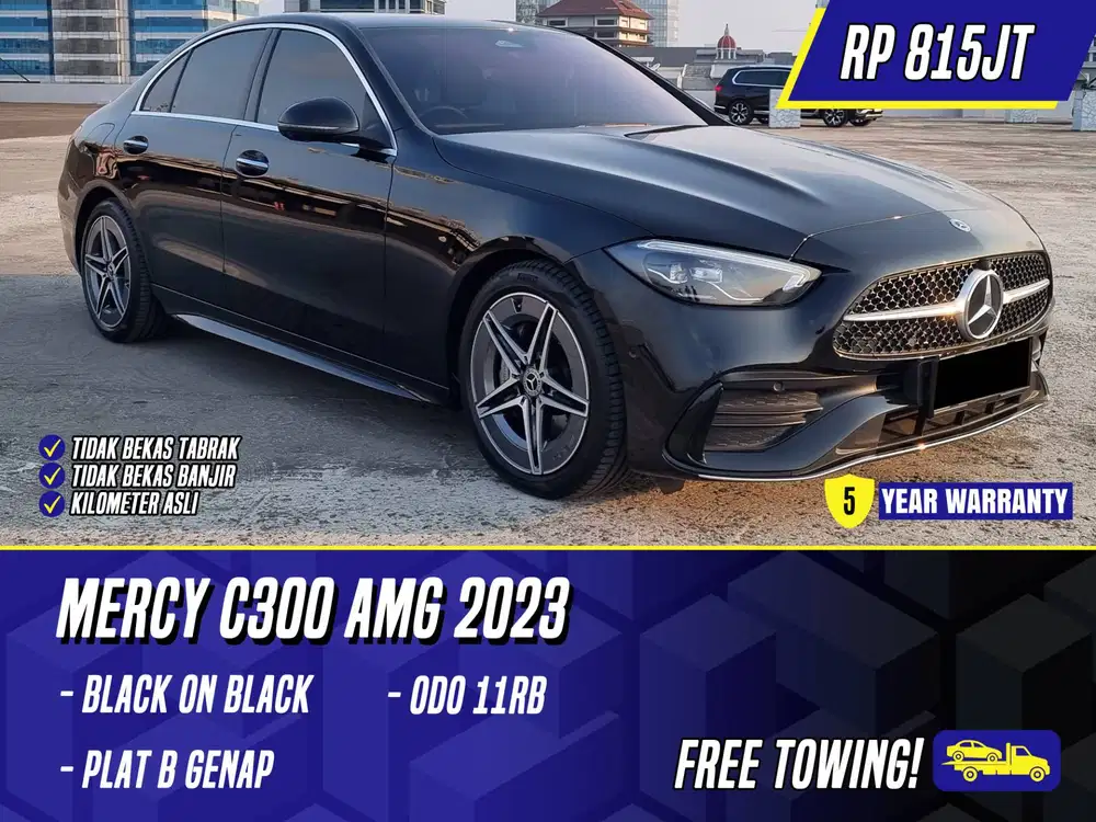 Mercedes Benz C300 AMG 2023 Black Hitam Mercy C 300