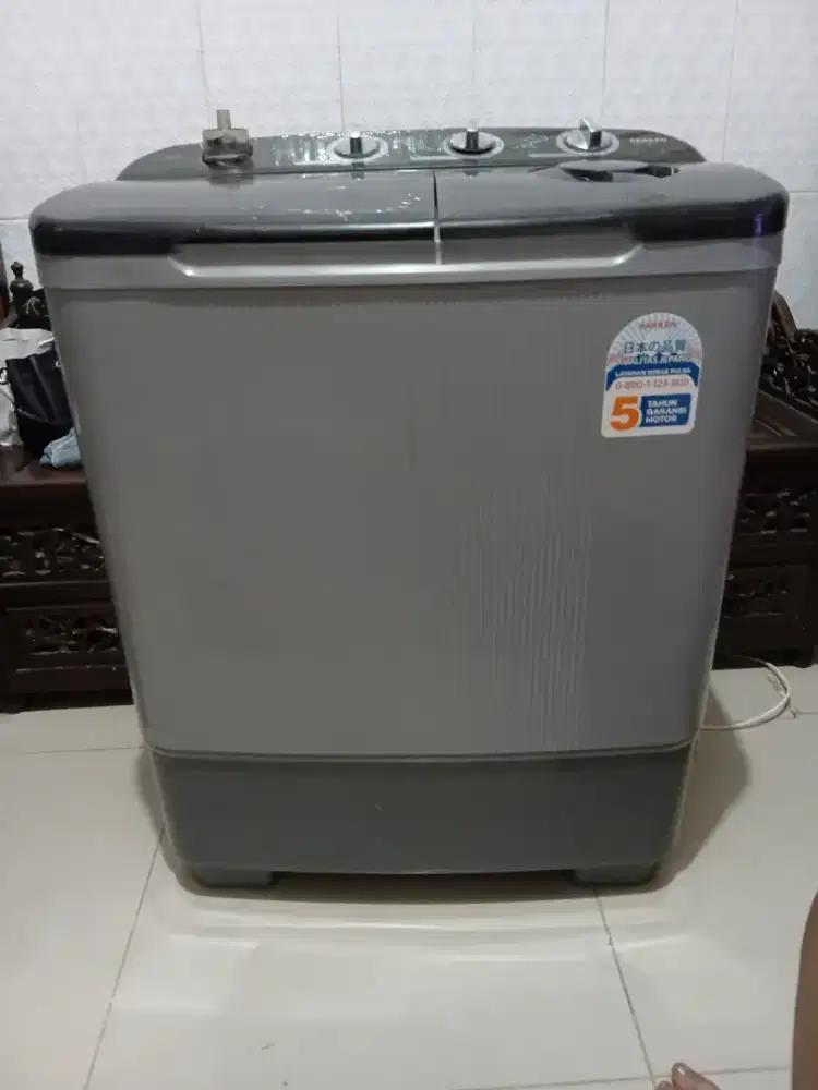 Mesin cuci Sanken 8kg Orisinil Normal semua