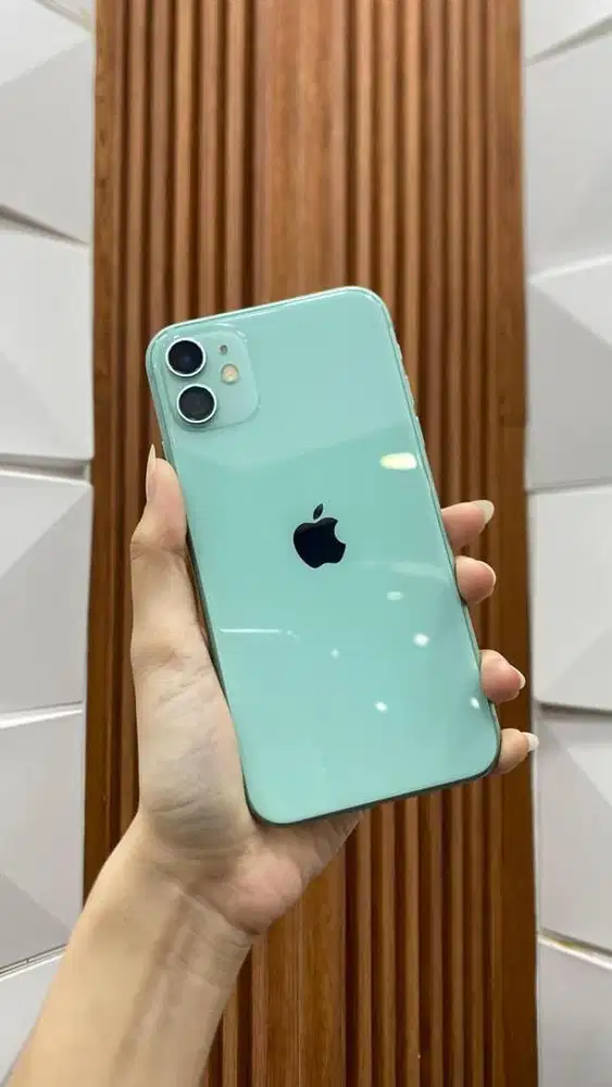 Second iphone 11,64gb green bh 100% inter beacukai all opratore