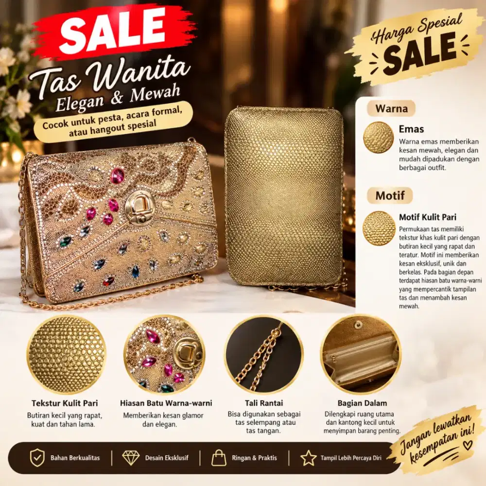 Tas Pesta Wanita Handmade