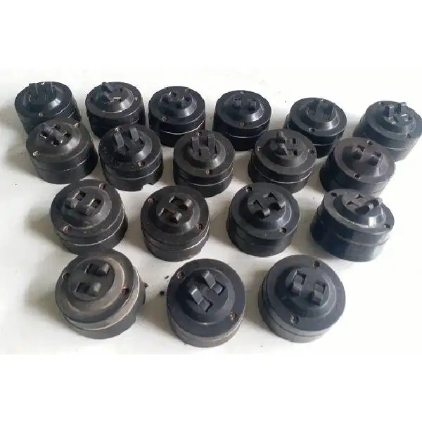 Antik 5 biji stop kontak jaman kolonial dari bahan bakelite kondisi ut