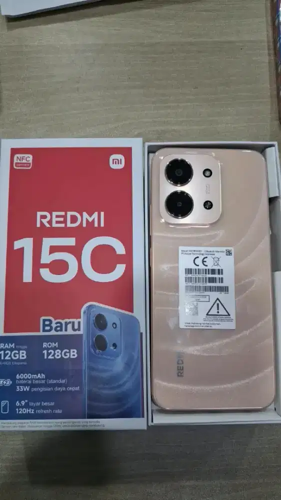 Redmi 15c 6/128 mulus langsung merapat