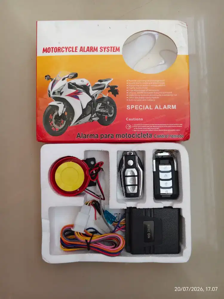 Alarm Motor Remote Anti Maling & Begal