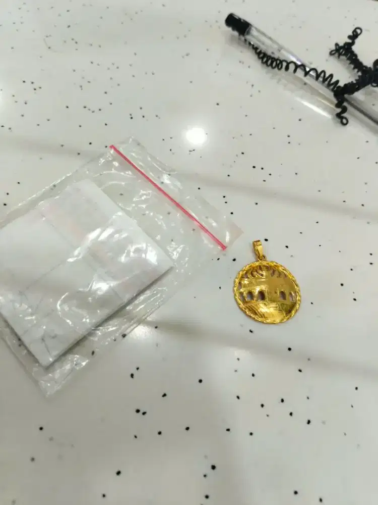 Liontin Emas Asli 24k 5+Gr Model Koin Mewah Take Over Resmi Pegadaian