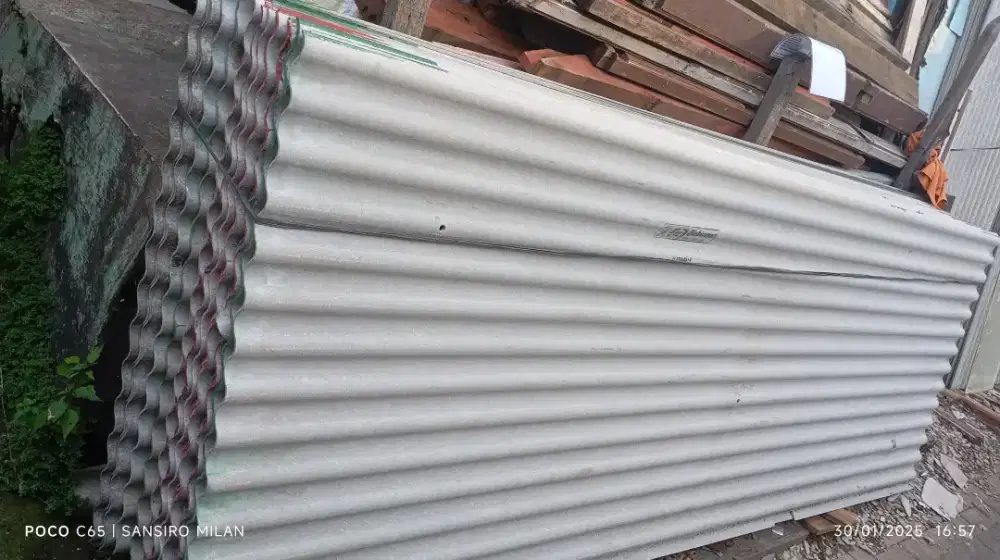 Jual asbes 100x300 Bekas