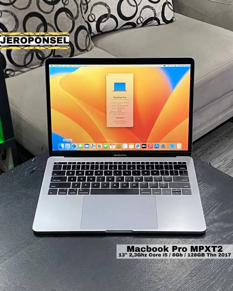 MACBOOK PRO 2017 8/128GB GRAY ORIGINAL GARANSI BATERAI NEW ADA MINUS