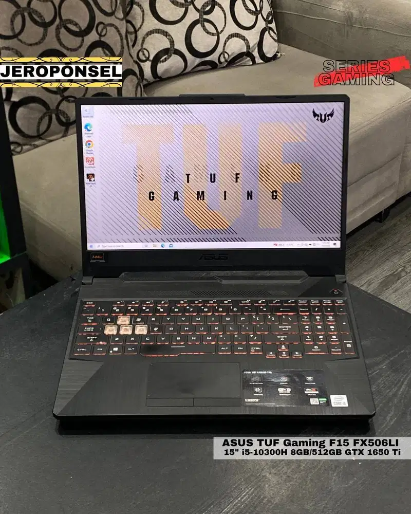 ASUS TUF GAMING F15 FX506LI 15 i5-10300H 8GB/512GB GTX 1650 Ti