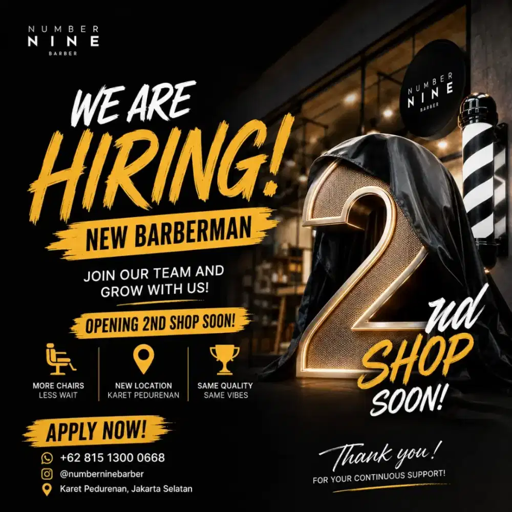LOWONGAN BARBERMAN