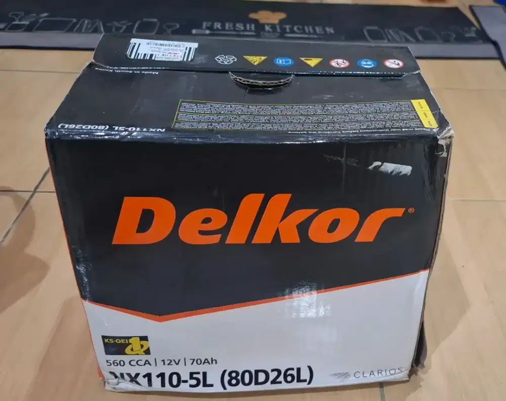 Jual accu kering delkor innova