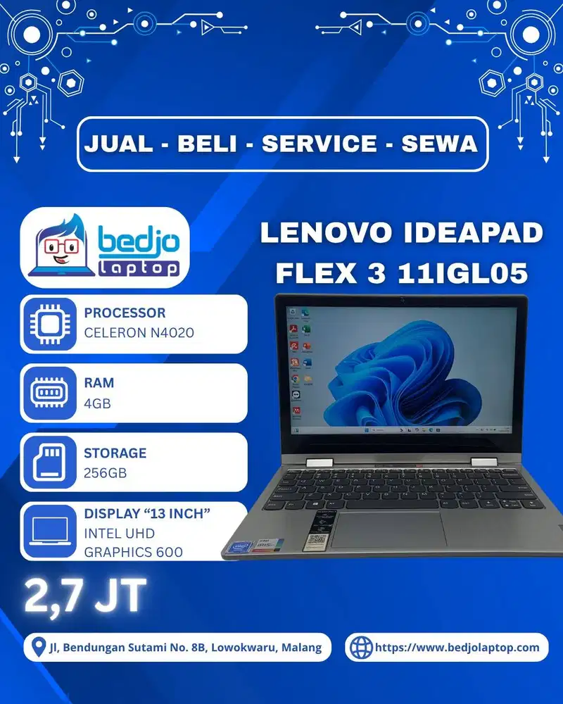 Laptop Touchscreen X360 yang Fleksibel dan Praktis, Lenovo IdeaPad