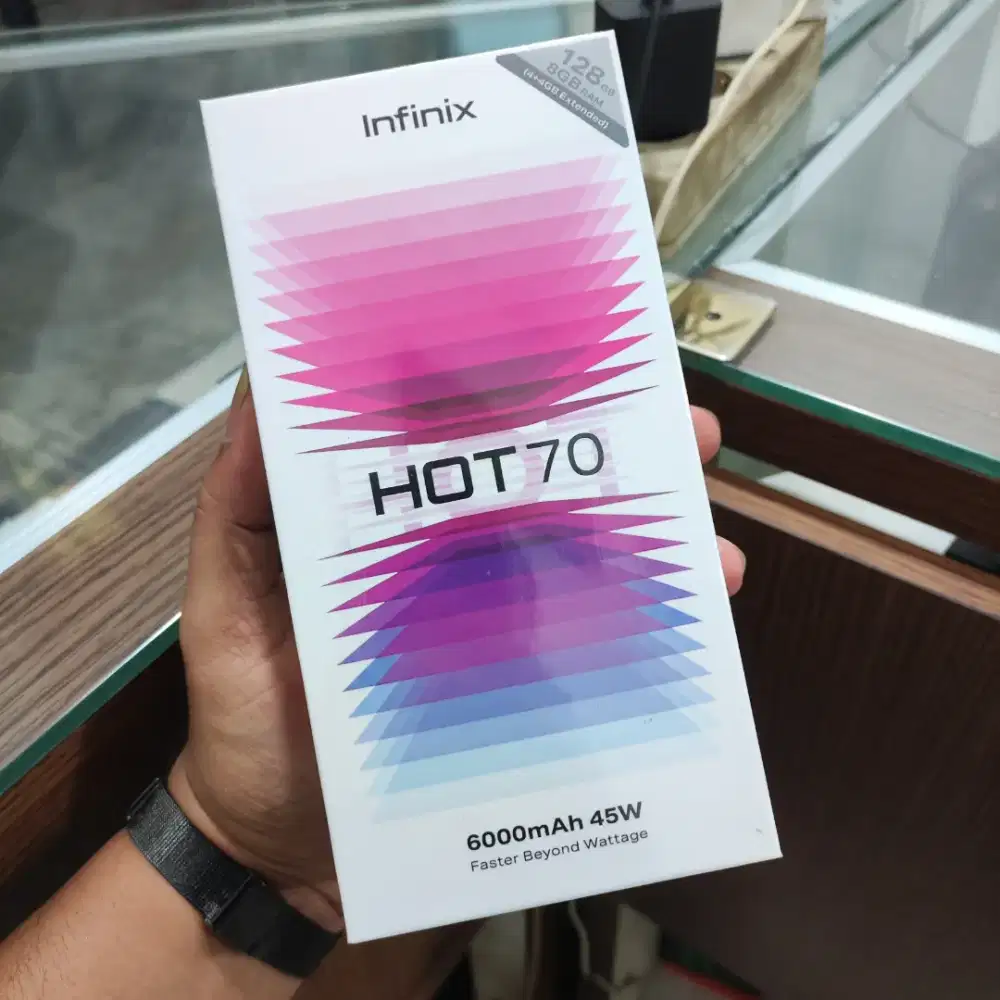 Infinix Hot 70, 4/128Gb New, bisa TT