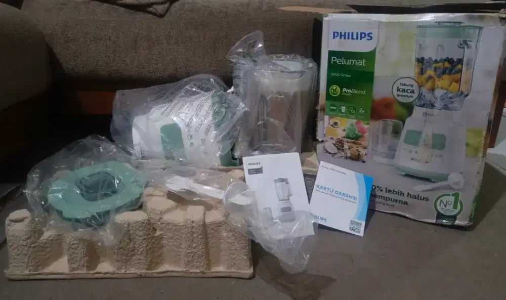 Blender philips HR2222 BAHAN KACA 2 LITER