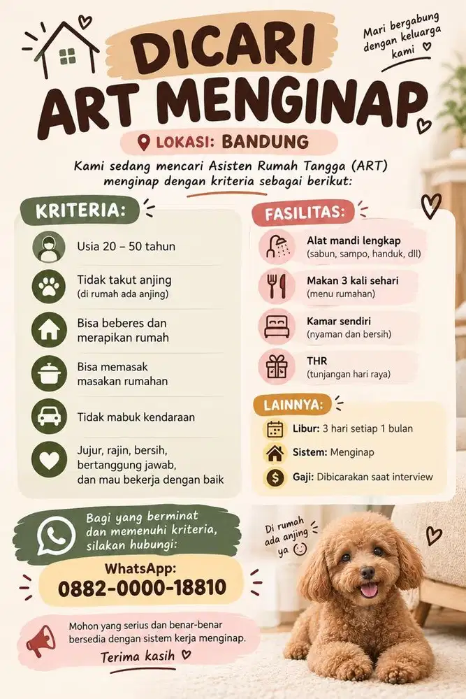 assistent rumah tangga
