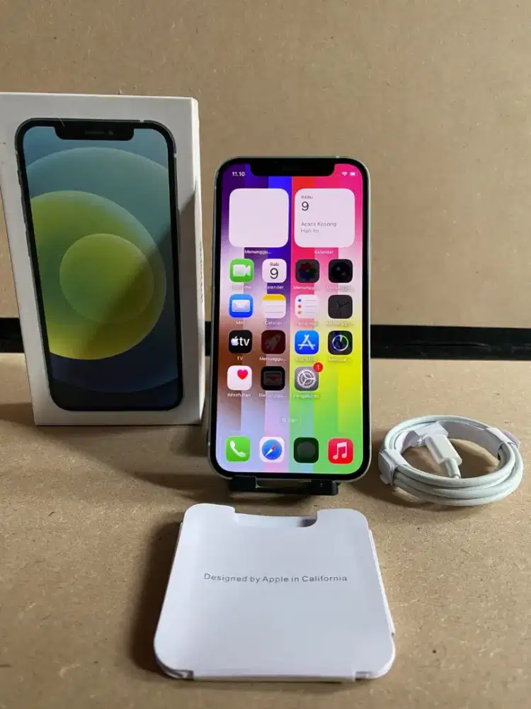 I Phone 12 Mini 128gb Green Fullset Mulus