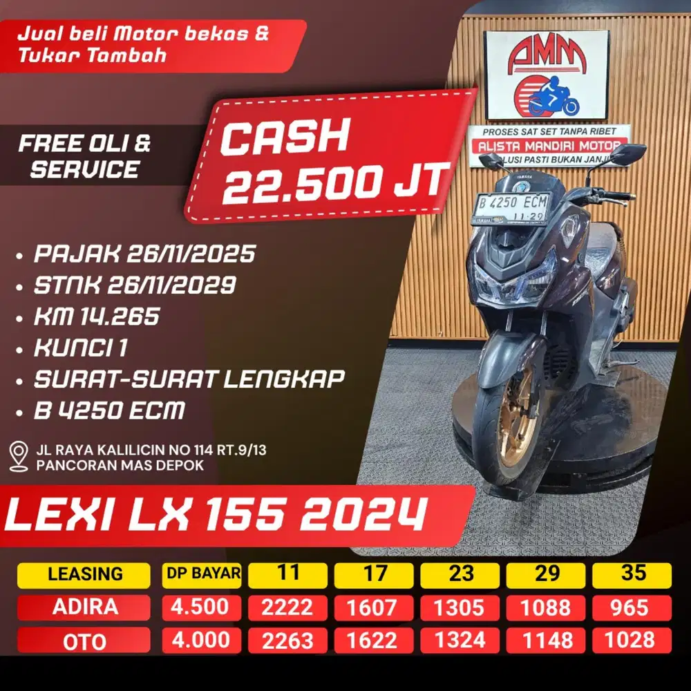 LEXI LX 155 2024 CASH / KREDIT ALISTA