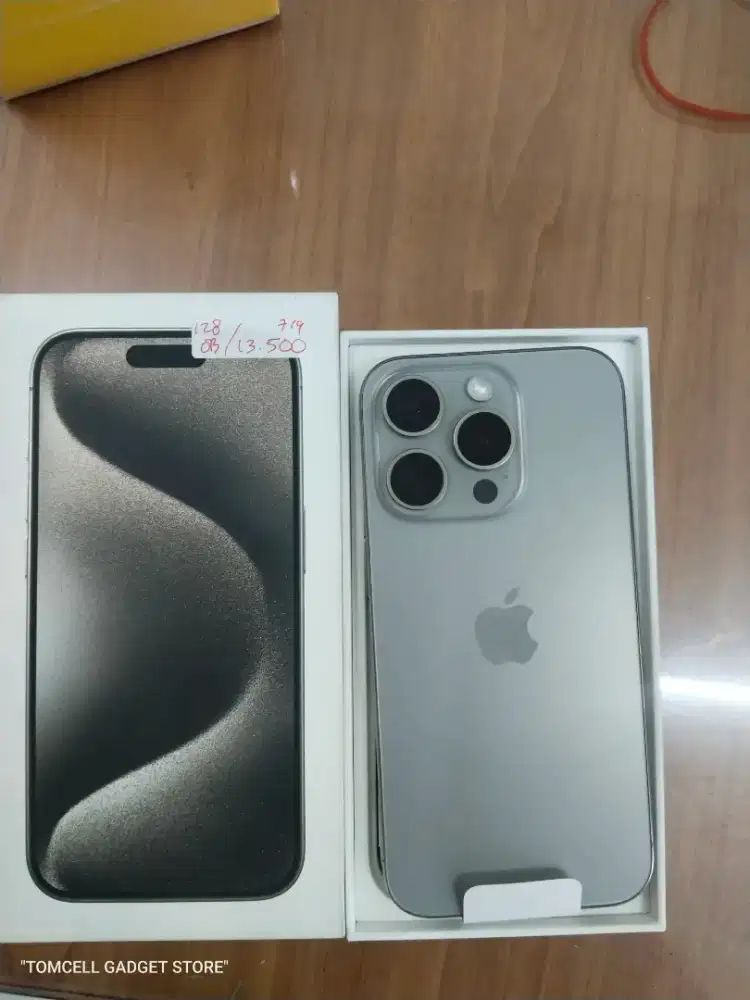 IPHONE 15 PRO 128GB EX IBOX MULUS LENGKAP