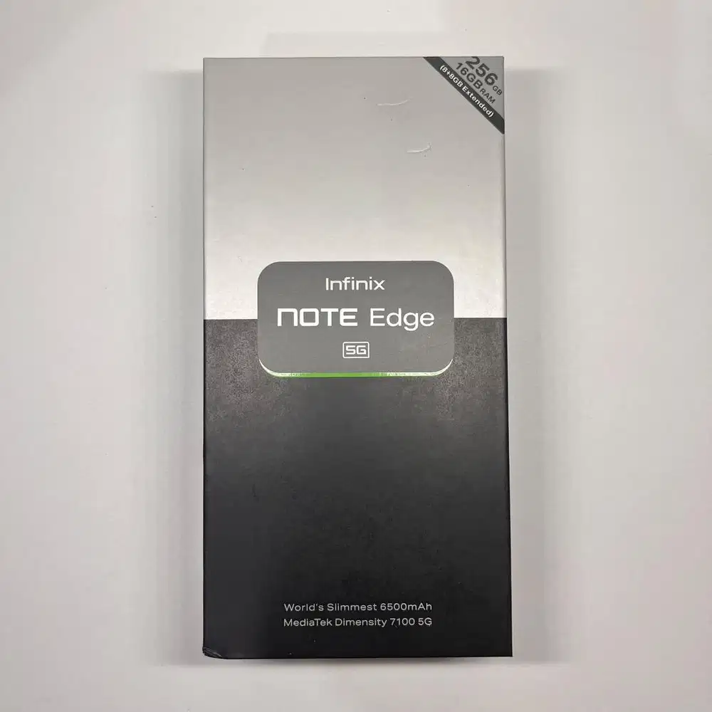 Infinix Note Edge 5G 12/256GB Lunar Titanium Like New