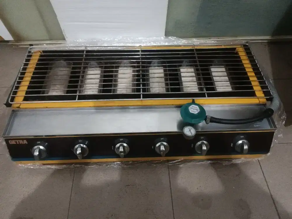 Panggangan Getra 6 Tungku + Regulator