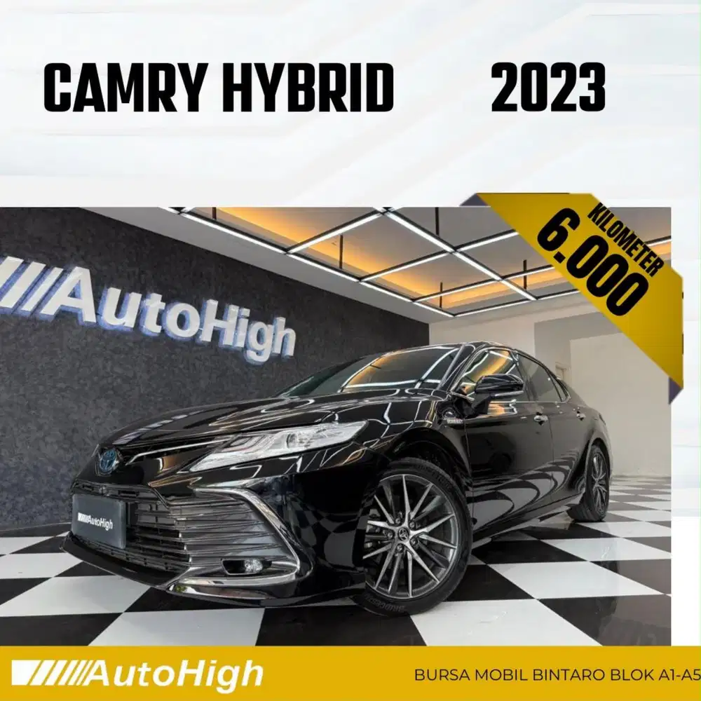 DP10% [Km6.000] Camry Hybrid 2023 Black Reg 2024 #AUTOHIGH