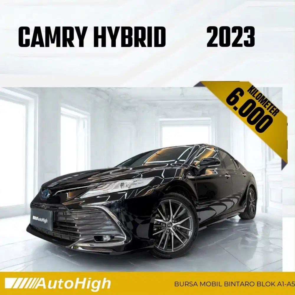 DP10% [Km6.000] Camry Hybrid 2023 Black Reg 2024 #AUTOHIGH