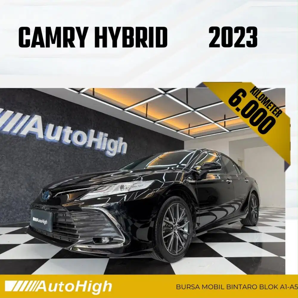 DP10% [Km6.000] Camry Hybrid 2023 Black Reg 2022 #AUTOHIGH