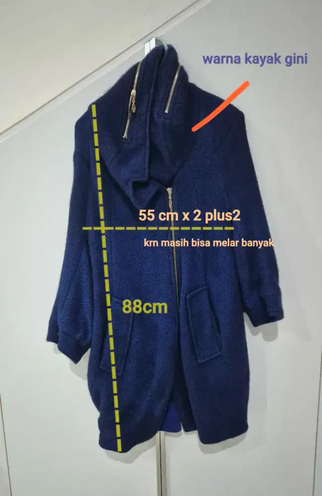 Jaket coat wool dewasa