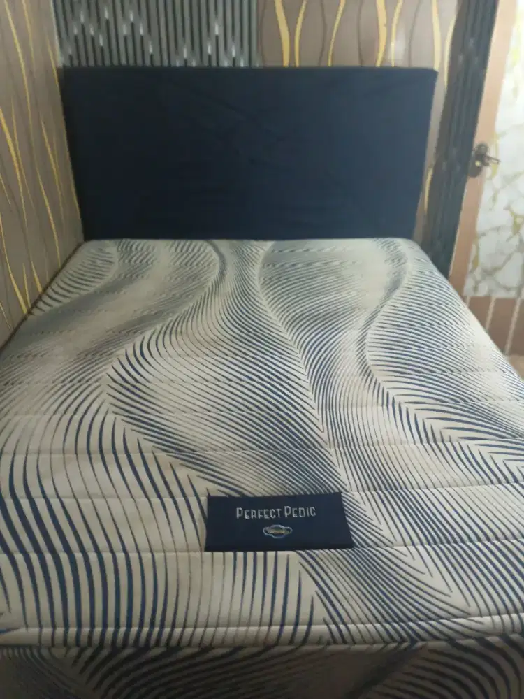 Kasur springbed plus dipan Comforta perfecf pedic ukuran 180/200