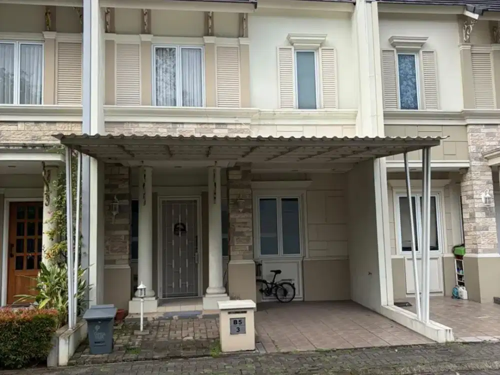 DI JUAL MURAH, Rumah Siap Huni di Vanya Park BSD, Cluster Assana  Full Furnished, Tangerang Selatan