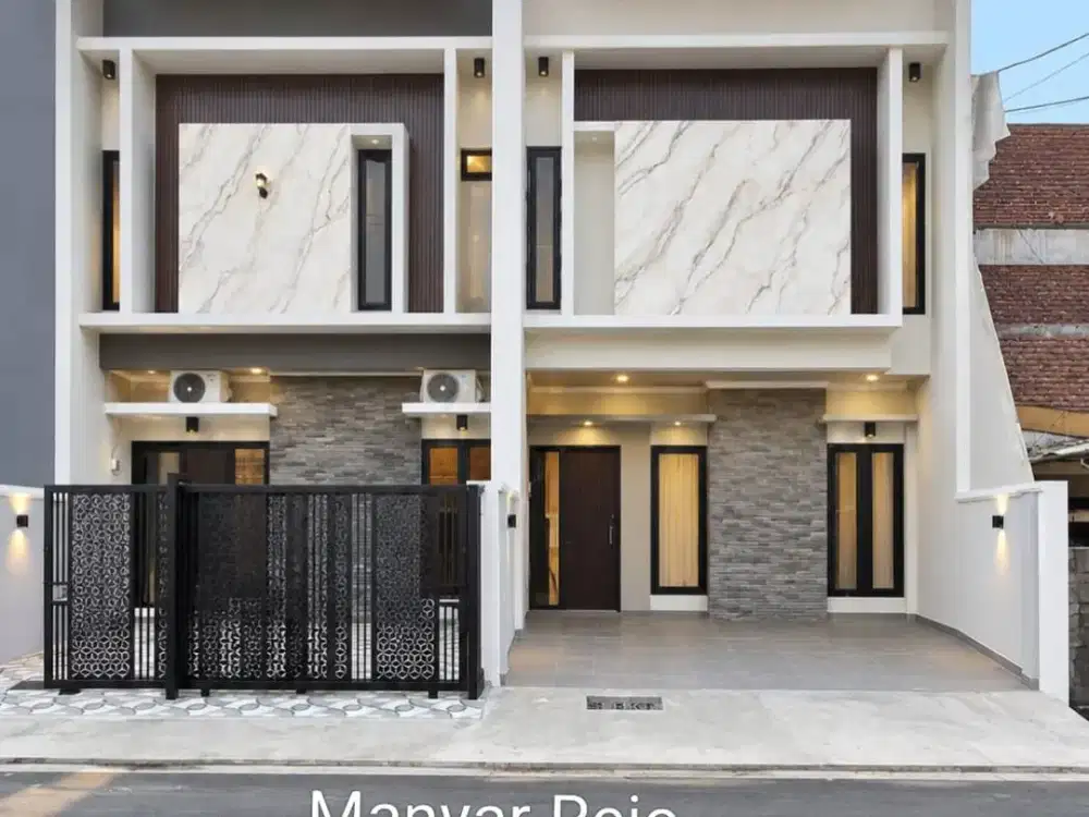 DIJUAL RUMAH MANYAR REJO - BARU GRESS - ONE GATE SYSTEM