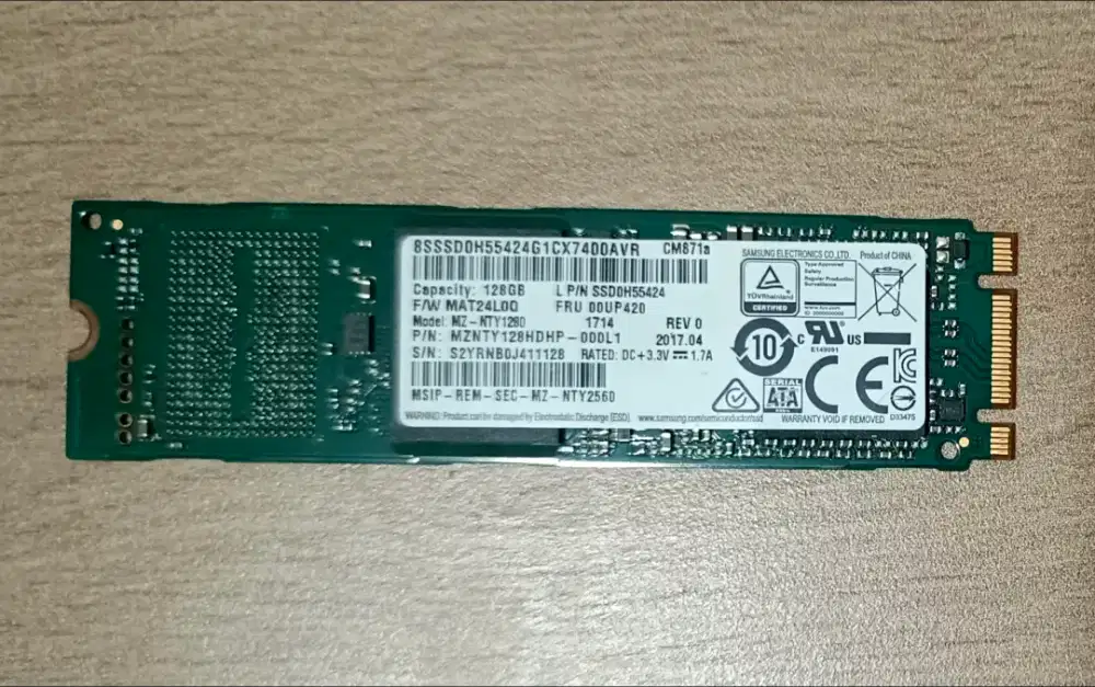 SSD M.2 SATA 128GB Normal