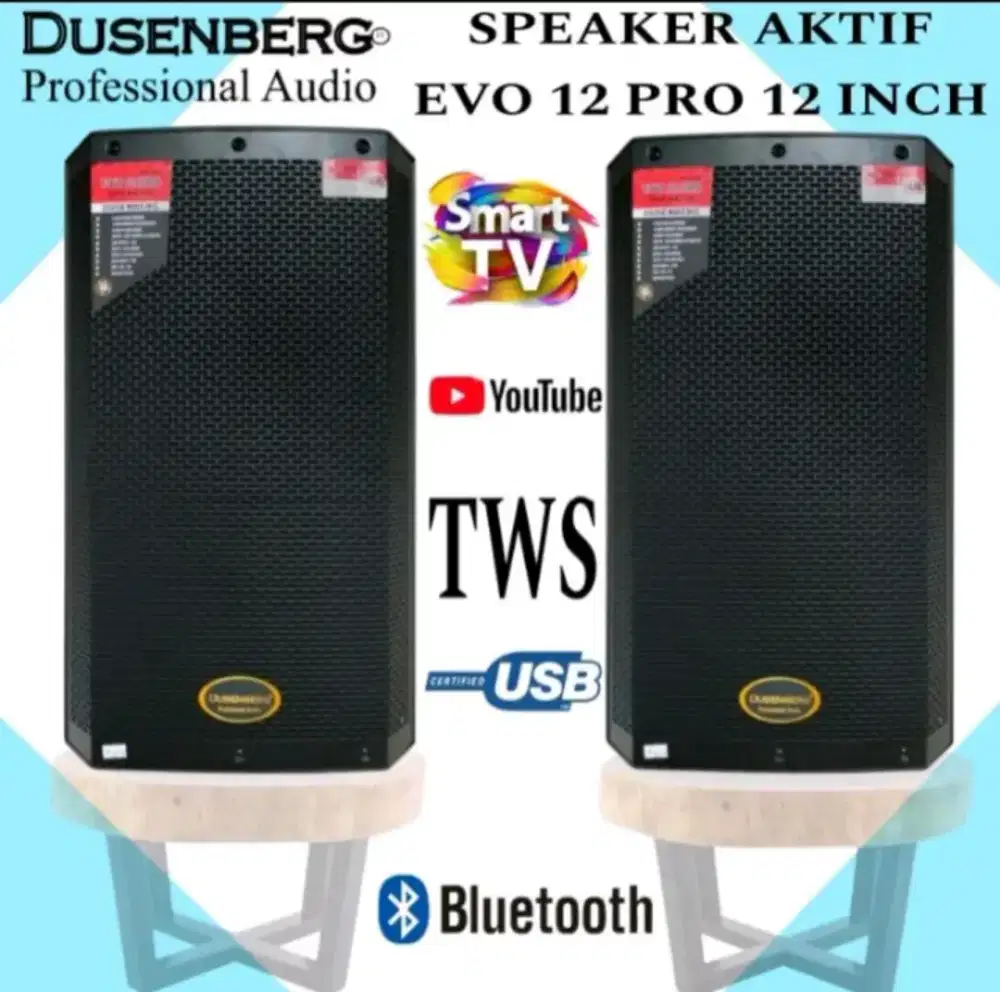 Speaker aktif 12 inch dusenberg evo 12pro bluetooth 600 watt