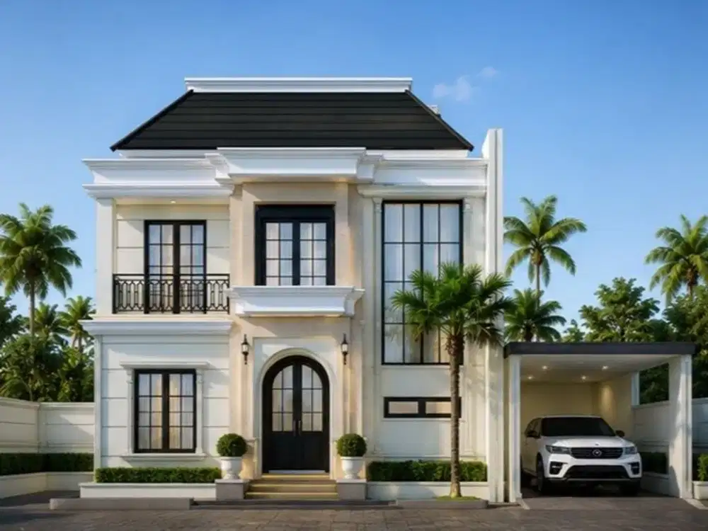 Rumah Mewah Yogyakarta American Style Dekat Tugu Bonus Kolam