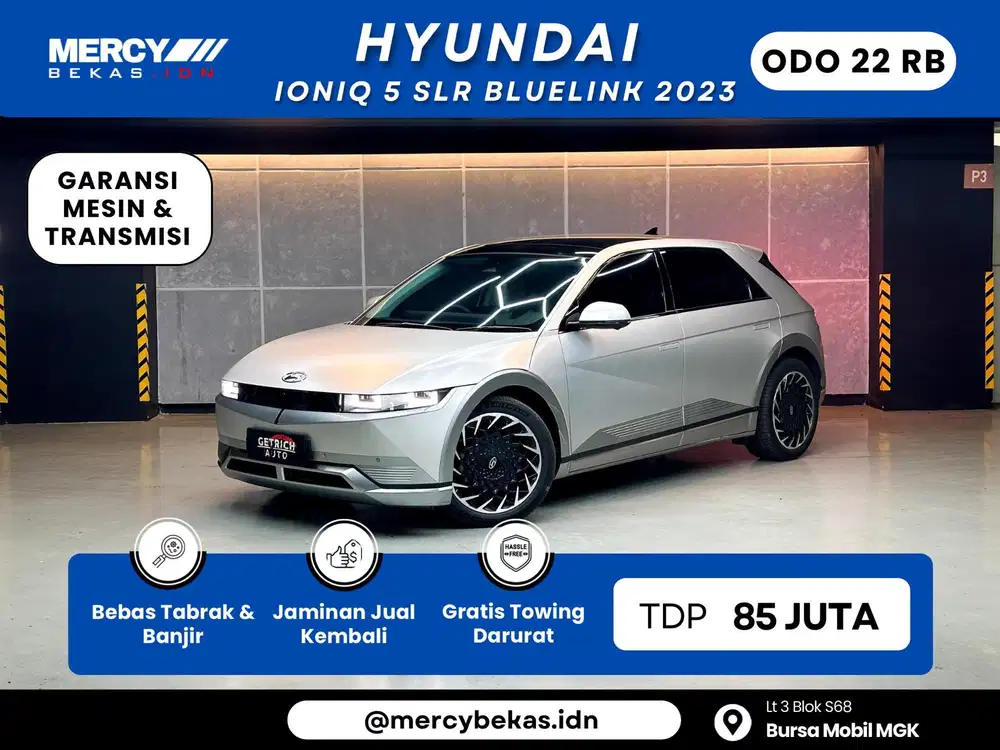 KM 22 ribu Hyundai Ioniq 5 Signature Bluelink 2023