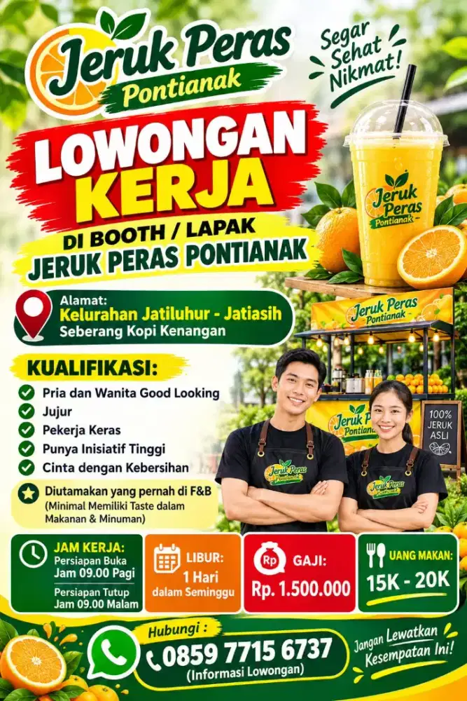 Lowongan Booth Jeruk Peras